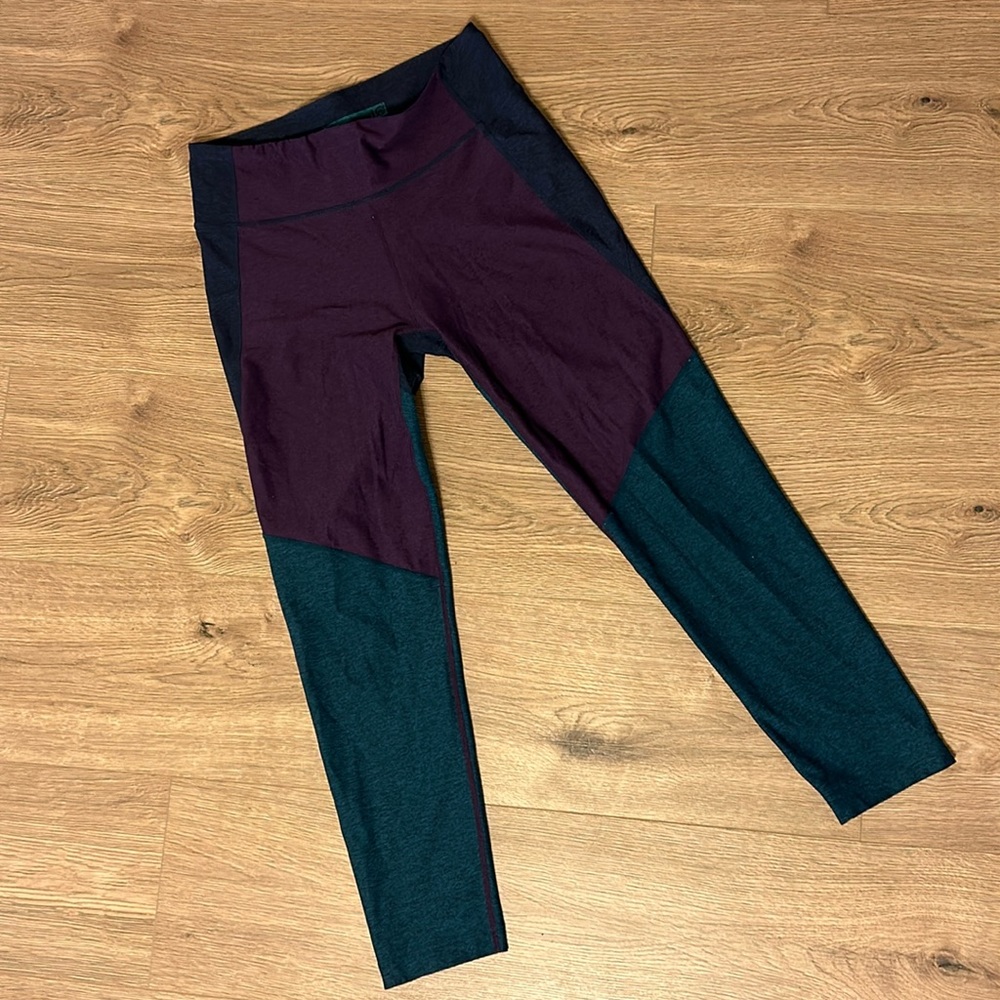 Retro Outdoor Voices leggings in discontinued pattern/color.